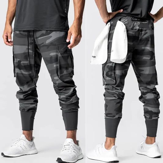 Spring Fitness Men's Casual Loose Woven Leggings